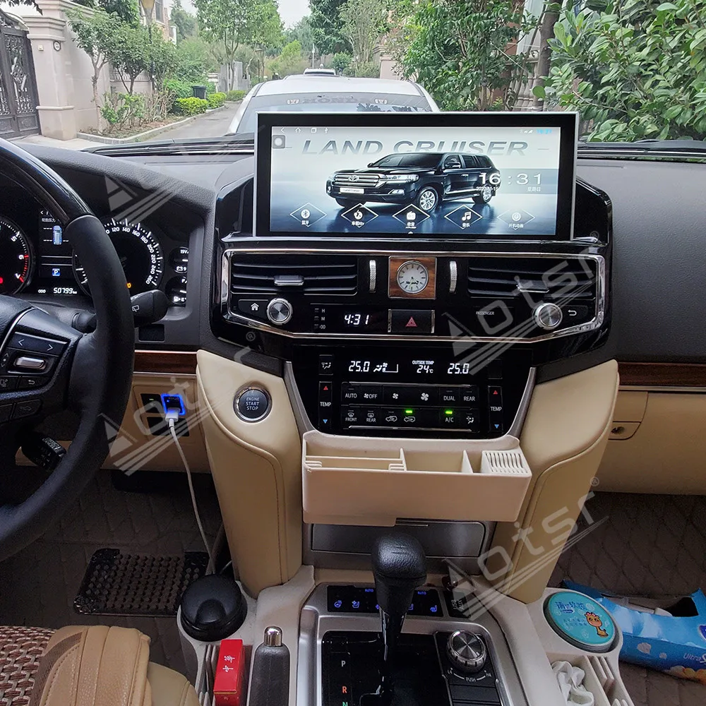 Carplay Automotive Multimedia Android Player For Toyota Land Cruiser LC300 2016-2020 GPS Navigation Stereo Car Radio Head Unit