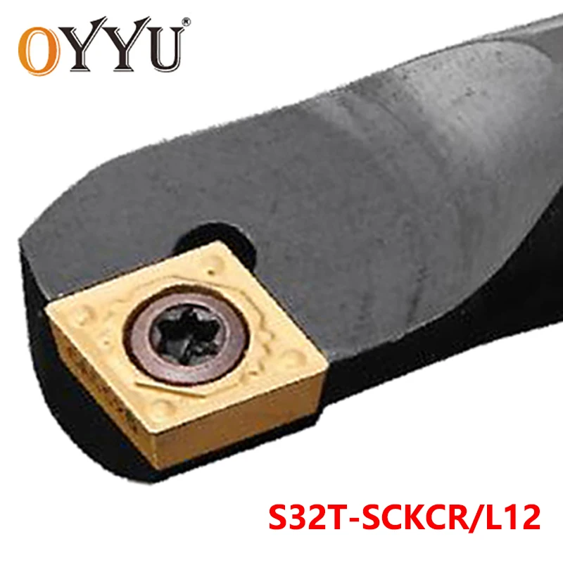 

Oyu S32T-SCKCR12 S32T-SCKCL12 токарный станок резак арбор расточной бар Использование CCMT12 карбидные вставки 32 мм SCKCR SCKCL токарный держатель