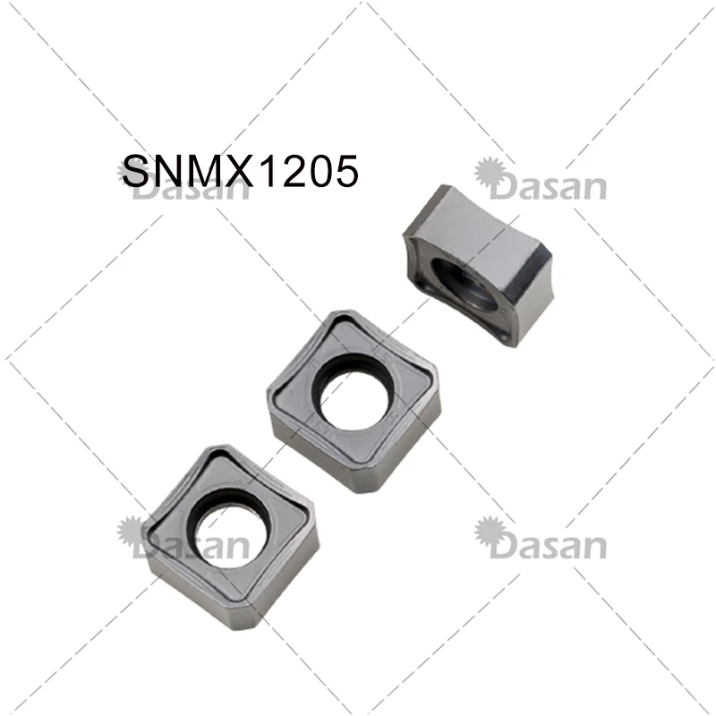10pcs SNMX1205ANN Milling Inserts Carbide Blade Milling Cutter Plate SNMX Lathe Tool for Stainless Steel