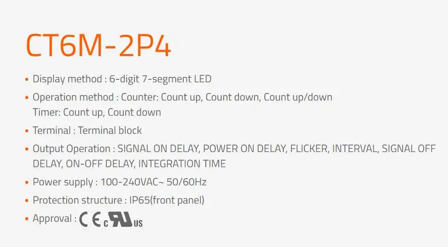 Sensor de control de movimiento, CT6M-2P4