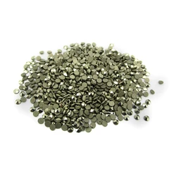 Factory Price 50pcs/Lot 1.0mm-2.0mm Round Cut Flat Back Loose Natural Marcasite Stone For Fashion Jewelry
