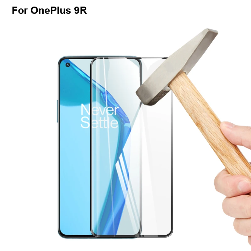 1PC Ultra-Thin screen protector Tempered Glass For OnePlus 9R full Screen protective For OnePlus 9 R One Plus 9R Oneplus9R