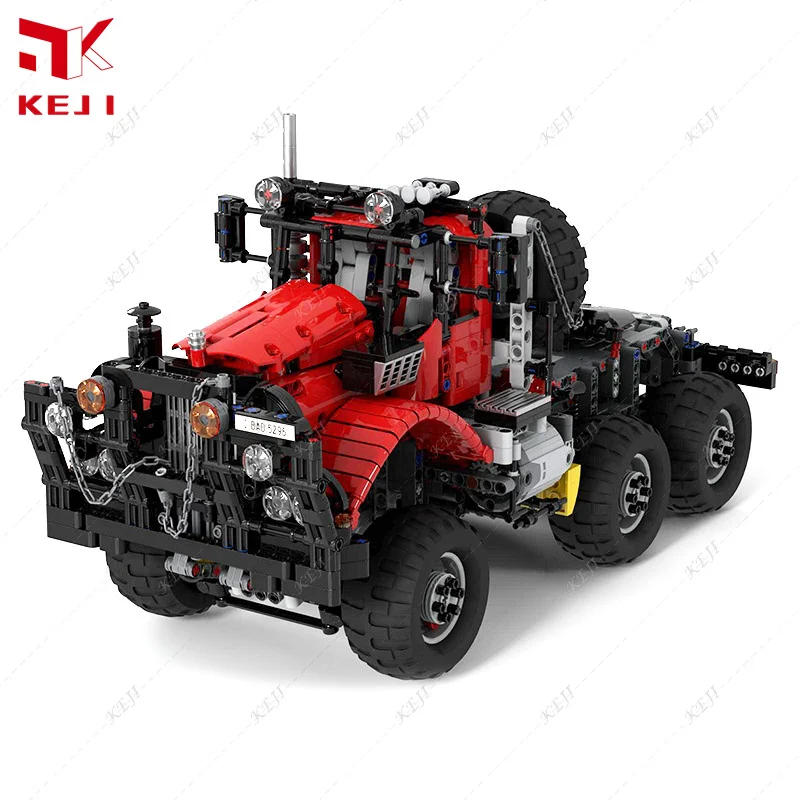 KEJI MOC-28325 All-Terrain (Offroad) Truck Type2 Red Model Building Blocks Bricks Kit DIY Toys Christmas Gift