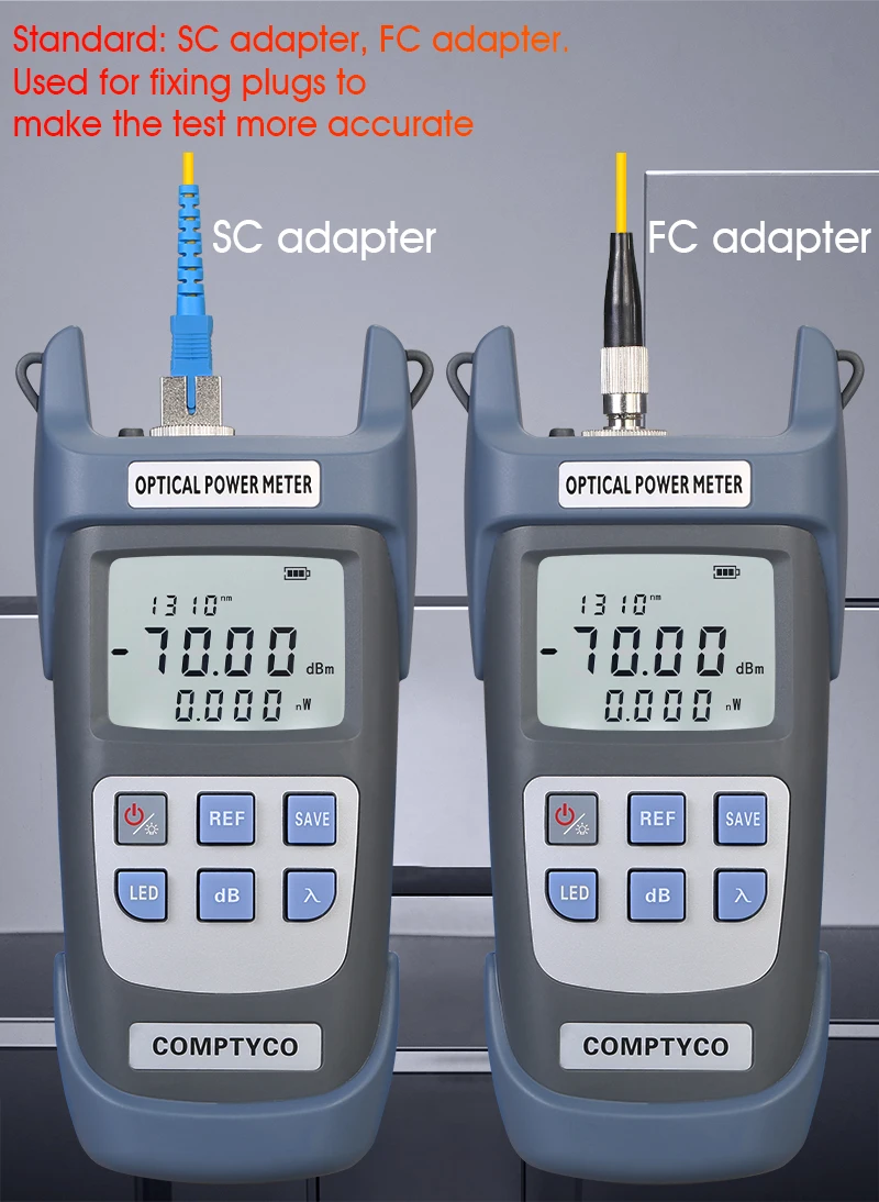 Параметры/B FTTH, измеритель мощности, оптоволоконный кабель-70 дБм ~ + 10 дБм SC/FC, тестер al, 10 км, 30 км, VFL