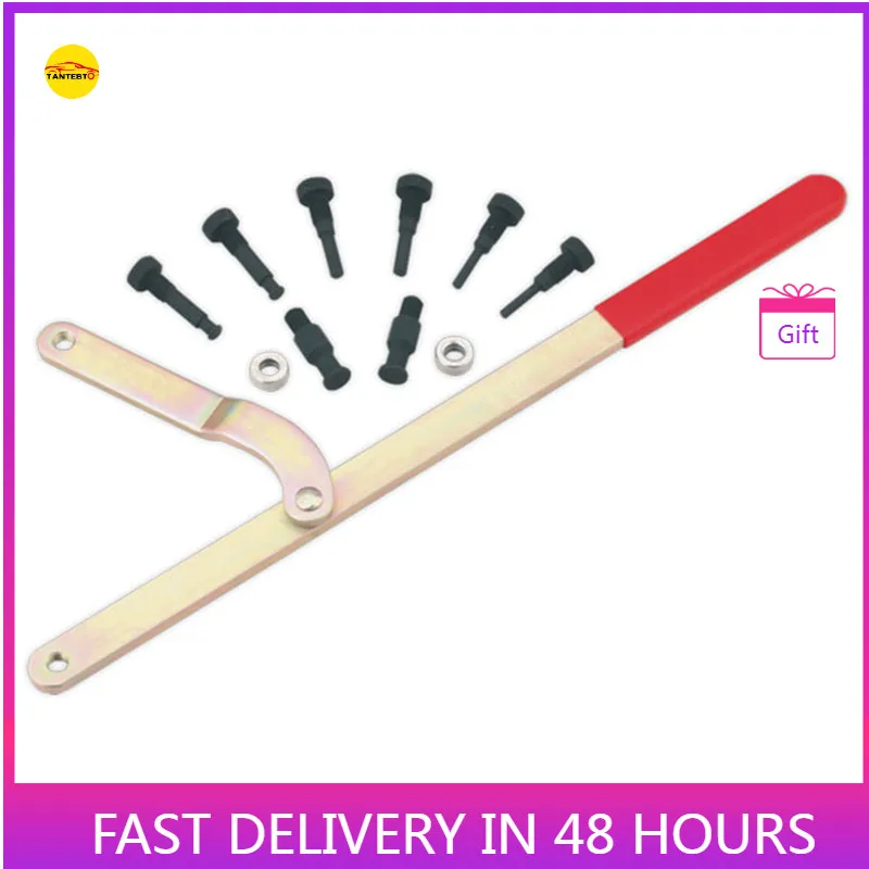 

Interchangeable Belt Pulley Support Wrench General-purpose Fan Clutch Camshaft Disassembly Tool