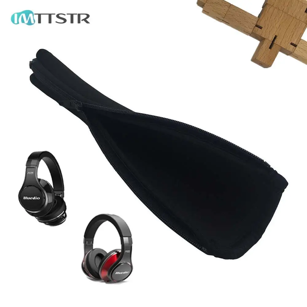Protector para Bluedio U (UFO) PPS Bluetooth, auriculares con cremallera, diadema, cubierta de tela, accesorios para auriculares