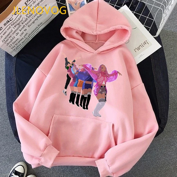 Julie And The Phantoms Hoodie Women Cool Hip Hop Sweatshirt Femme Harajuku Kawaii Clothes Sunset Curve Tracksuit Coat