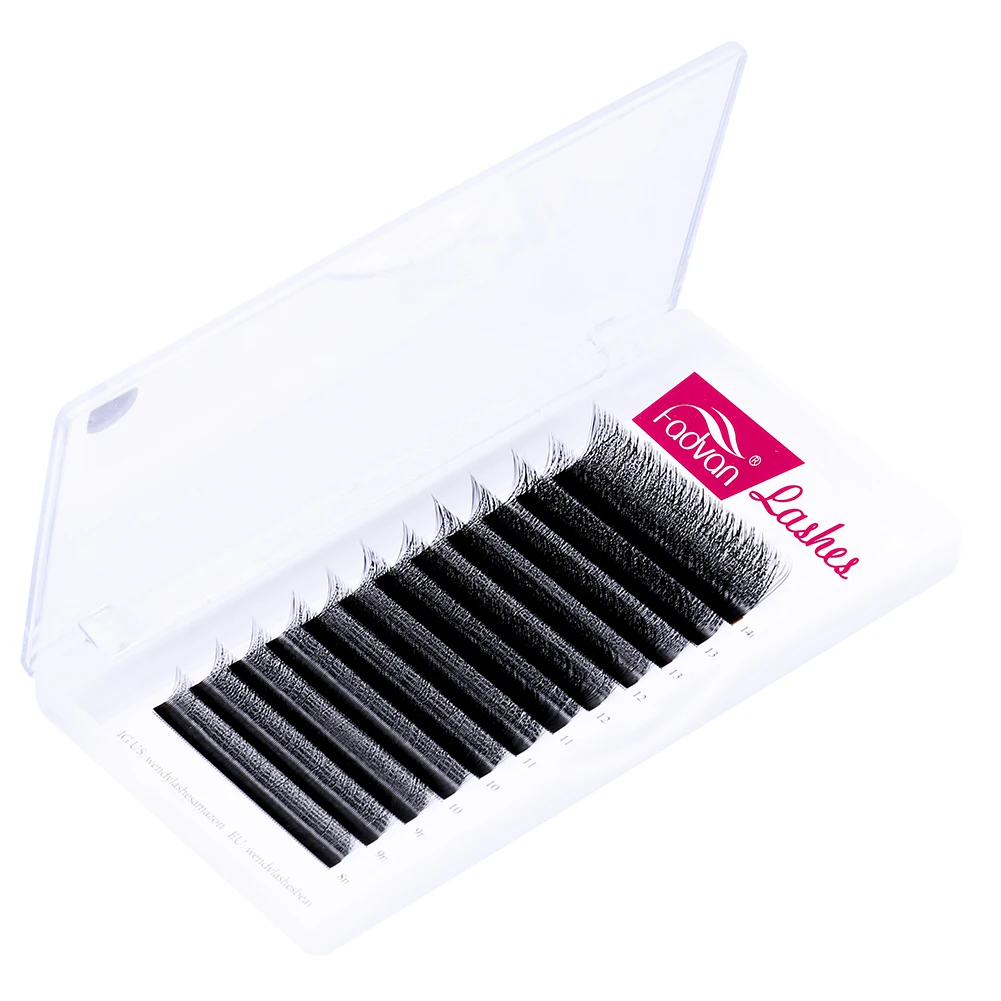 FADVAN 10 Tray/Set 3D W Shape Eyelash Extensions Premade Volume Fans W Style Lashes Comfortable New Volume False Eyelash Natural