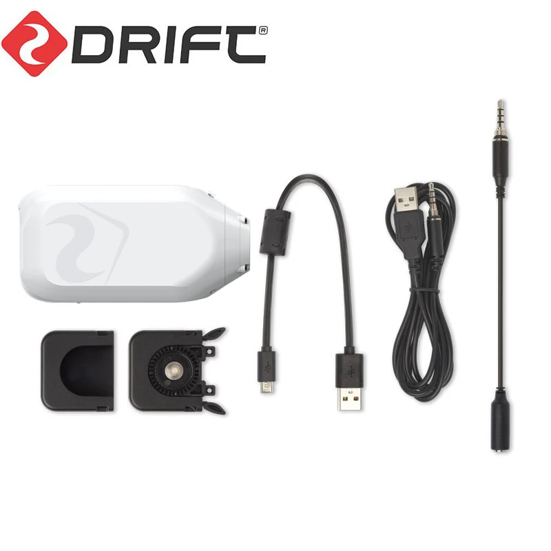 Drift XL รถจักรยานยนต์จักรยานหมวกกันน็อกกล้องกีฬา Action กล้องวิดีโอ HD 1080P WiFi IPX7กันน้ำ9ชั่วโมงแบตเตอรี่ life Cam