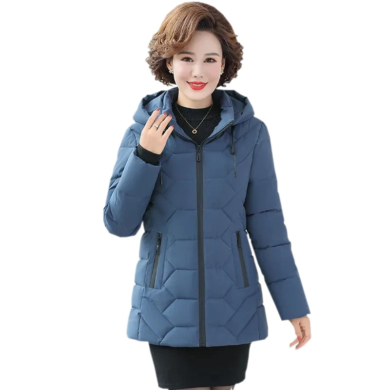 

Padded Jacket Women Middle-aged Elderly Women's clothing New Winter Coat Thick Warm Mother Outwear Winter Coat Female Parka