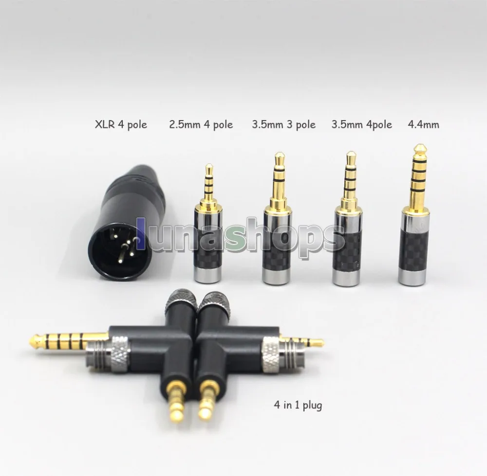 XLR 슈퍼 소프트 헤드폰 나일론 OFC 케이블, 슈어 SRH1540 SRH1840 SRH1440 이어폰 헤드셋 LN007524, 6.5mm