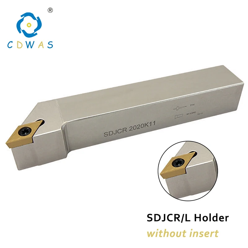 SDJCR SDJCL External Turning Tool Holder CNC Lathe Cutter SDJCR1212H11 SDJCR1616H11 SDJCR2020K11 For Turning Inserts DCMT11T304