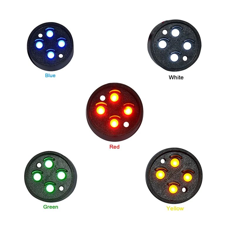 4 Stks/partij Led Digitale Nummers Module Point Outdoor Waterdichte Led Punt Wit Rood Groen Geel Blauw Kleur Voor 6 ~ 15 Inch Modules
