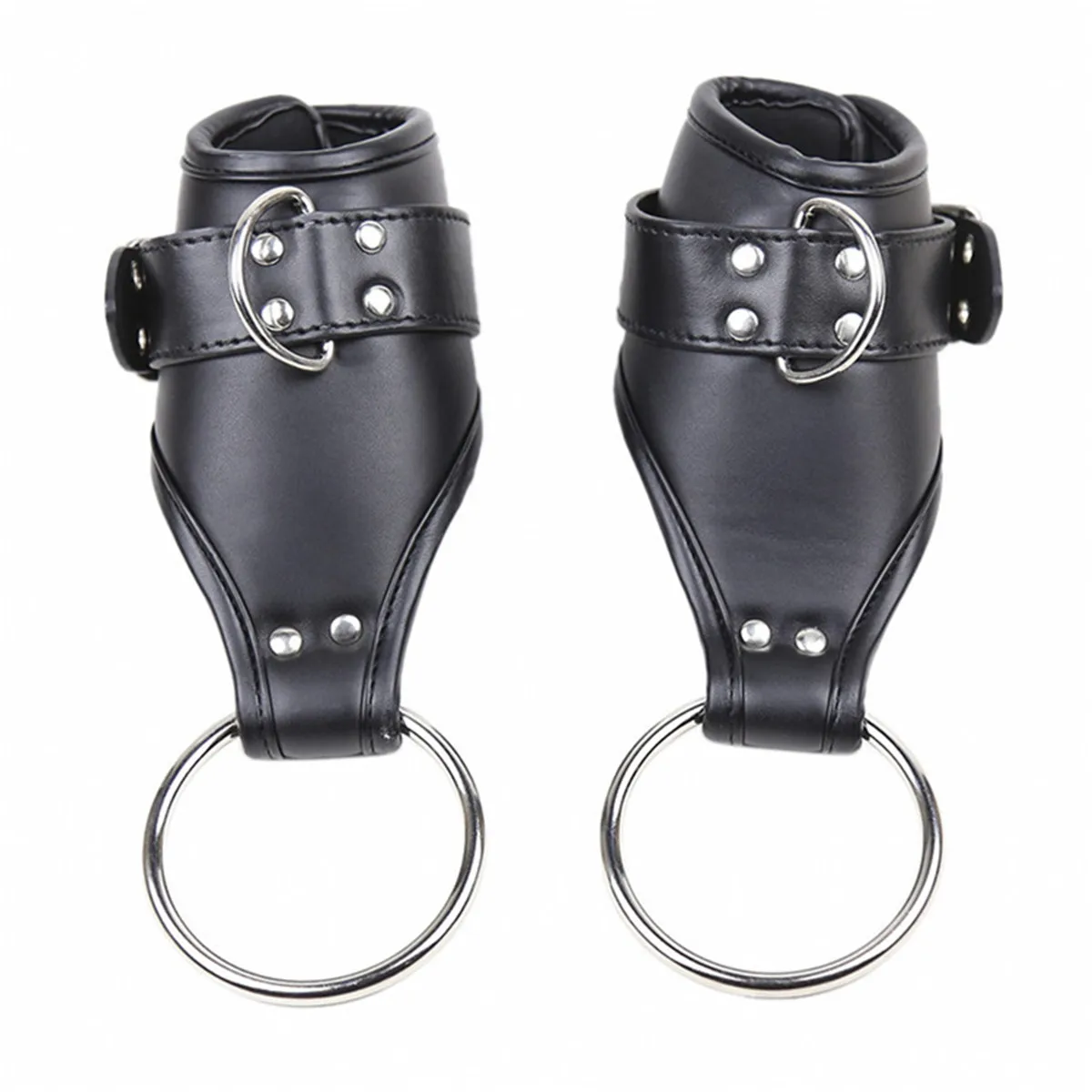 sex toys for woman sex Leather Ankle Wrist Suspension Cuffs Restraint BDSM Bondage Strap Keep Suspended Hanging Handcuffs