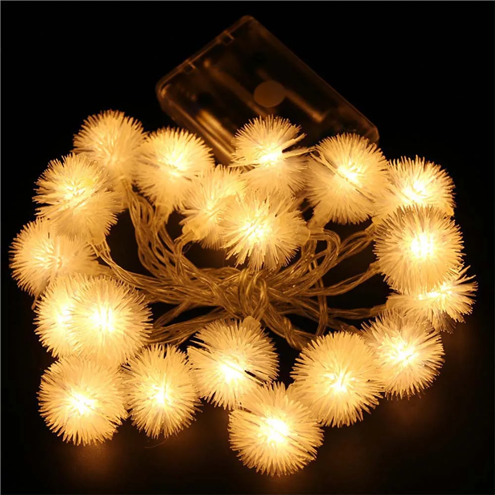 Led natal bola guirlanda string luz led decoração de natal para casa luz de fadas natal ornamento ano novo 3m