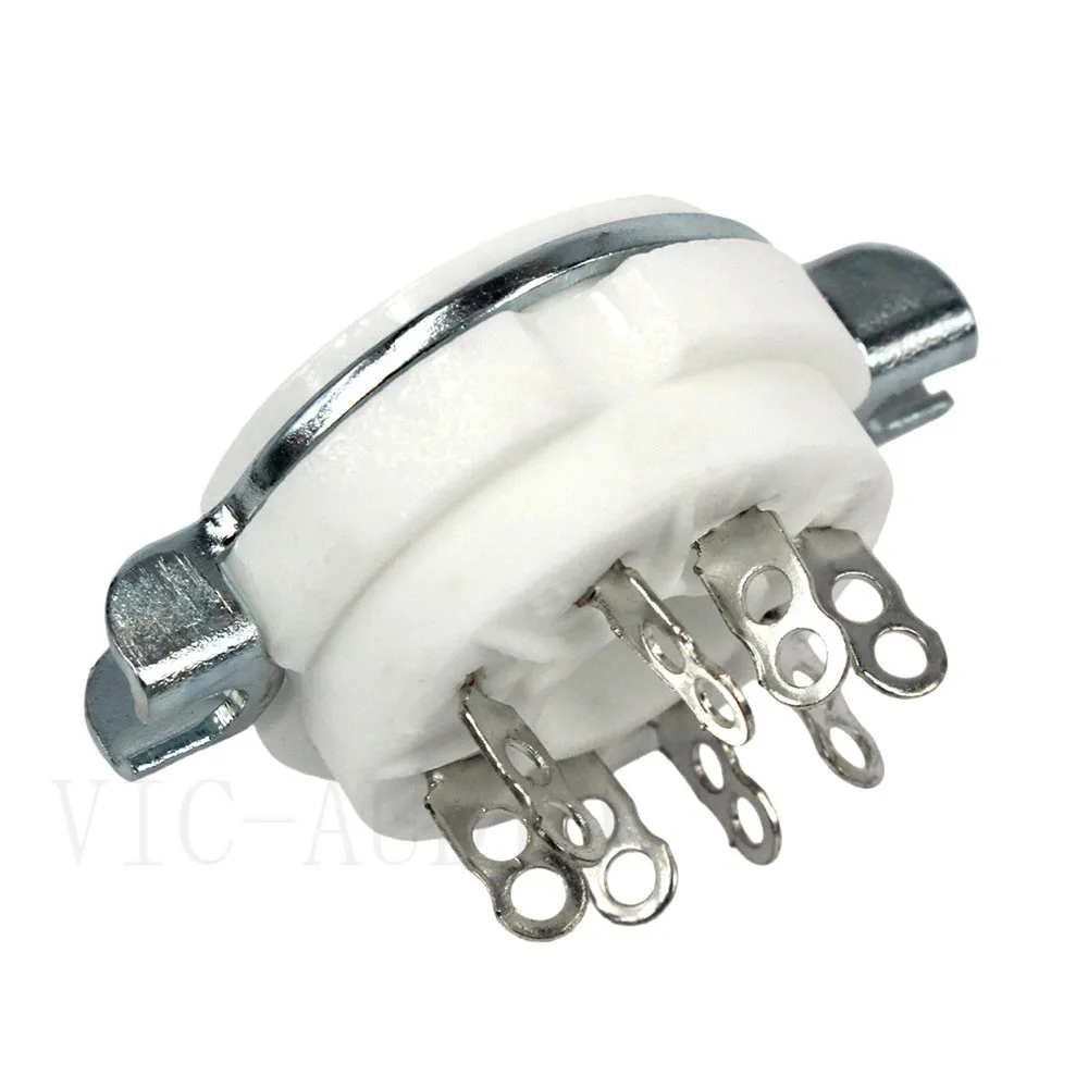 السيراميك 8PIN أنبوب المقبس K8A GZC8-1Tube حامل ل KT88 6SN7 EL34 6L6 GZ34 5881 فراغ مُضخّم صوت DIY