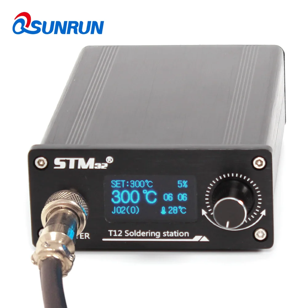 

T12 constant temperature soldering station digital display adjustable temperature electric soldering iron high power intelligent