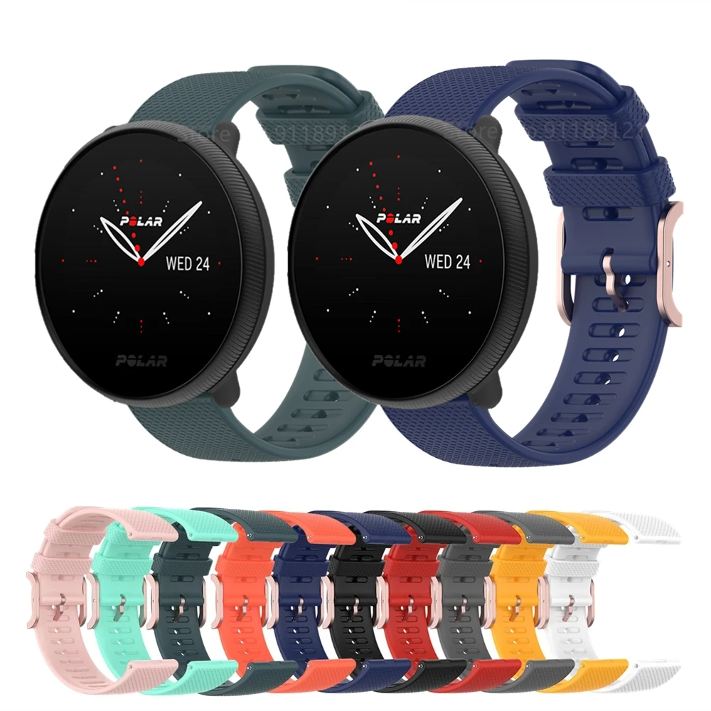 Sport Silicone Strap For Polar ignite 2 / Vantage M2 / Unite / Grit X Smart Watch Band Bracelet Colorful Wristband Accessories