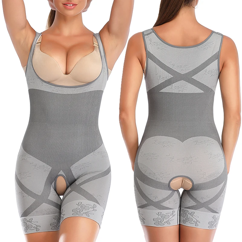 Women Full Body Shaper Seamless Firm Control Fajas Waist Trianer Underwear Waist Cincher Corset Tummy Girdle Bodysuit Shapewear