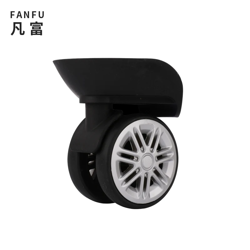 

Suitcase Casters Wheels Pull Wheel Bag Accessories Makeup Trolley Luggage Replacement Casters Accessorie Parts Black Wheels