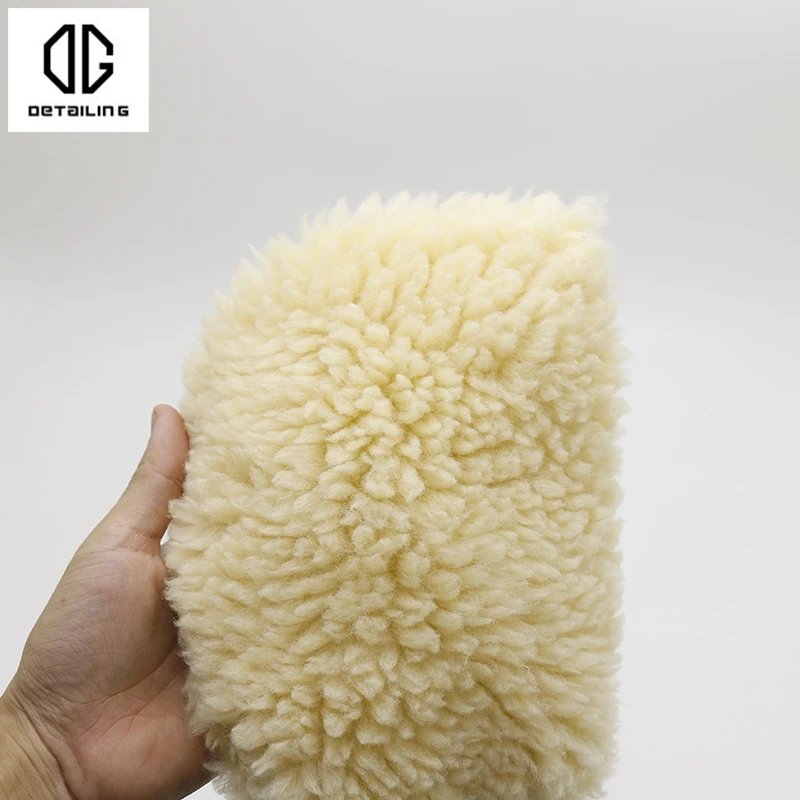 DETAILING Double-sided Microfiber Washable Car Washing Gloves Auto Care Cleaning Gloves Plush Wash Mitt Car Accessories