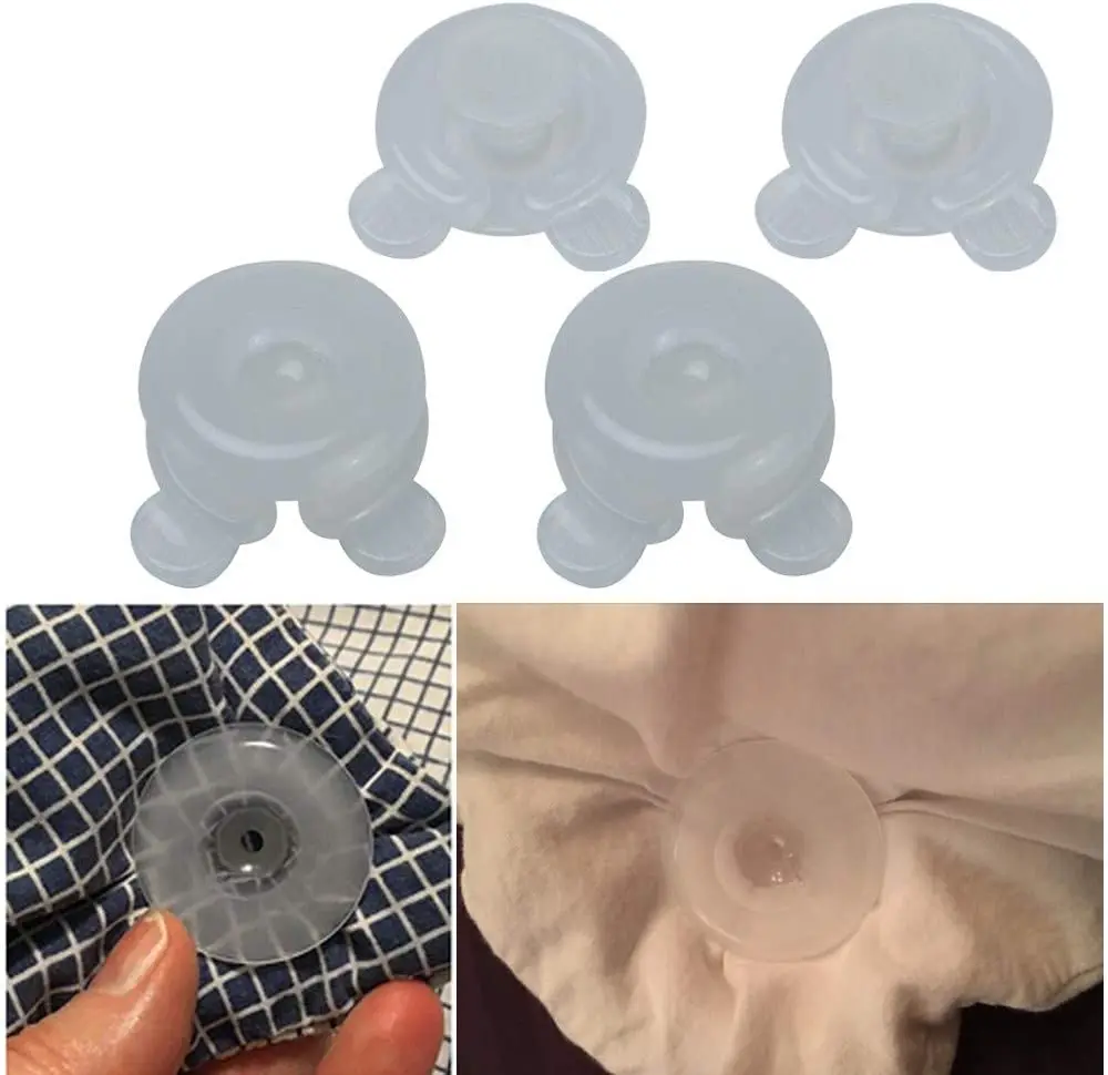 2/4PCS Duvet Comforter Clips Plastic Durable Comforter Clamp Bed Duvet Fastener Home Holder Sheet Clip Blanket Cover tool