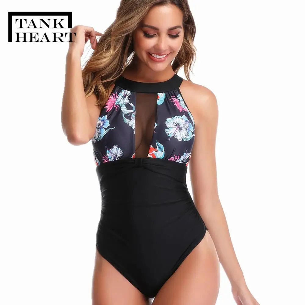 Sexy Potos One-Piece Suits Monokini Plus Size Swimwear Women One Piece Swimsuit female sex ff Badpak swim full suit for swimming