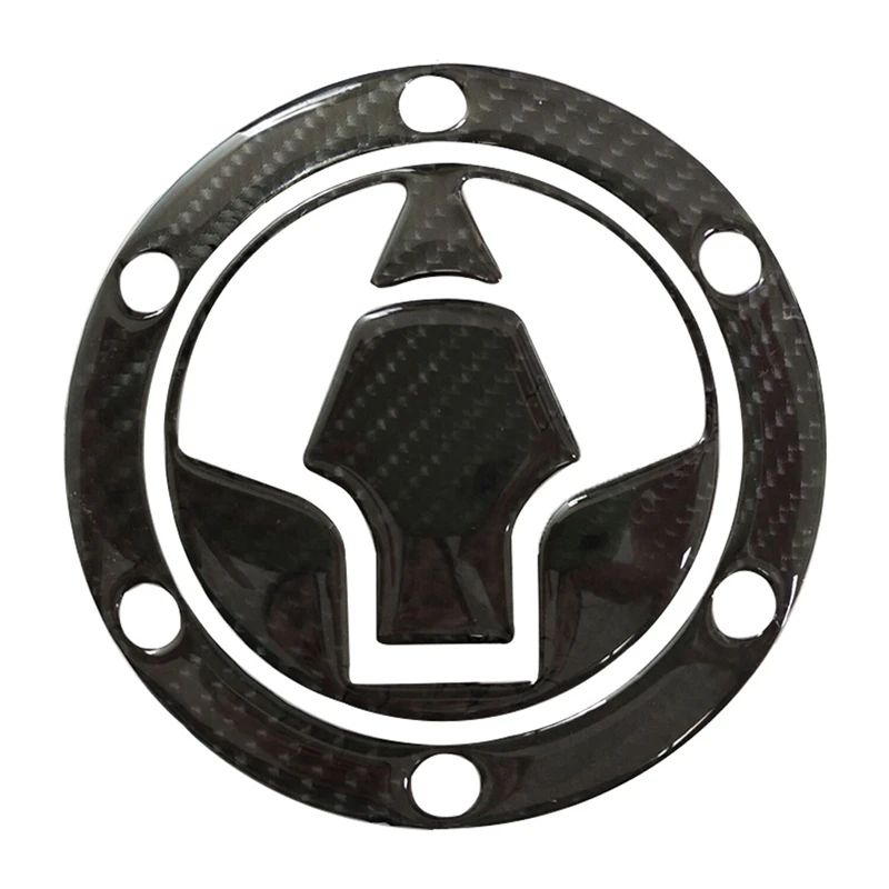 

Motorcycle 3D Tank Gas Cap Pad Filler Cover Sticker Decals Fit For KAWASAKI Z1000 Z1000SX Z800 Z750 Z250 Real Carbon Fiber