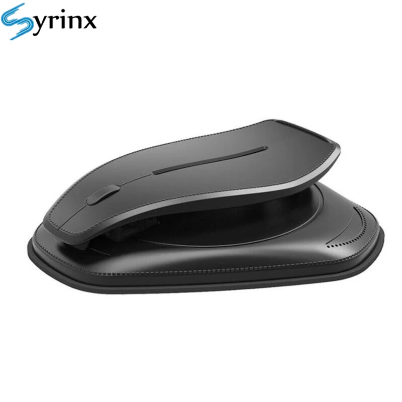 

Smartphone Car Holder 2021 PU Leather Pattern Fashion Navigation Support Stand Hud Design Universal Dashboard Car Phone Holder