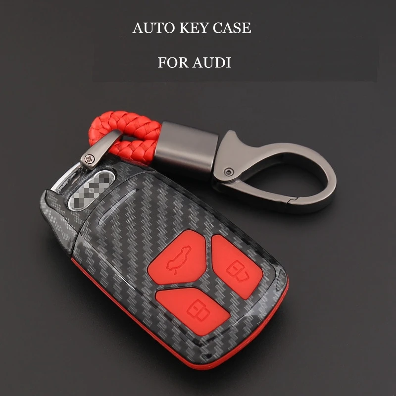 2018 New Fashion Car ABS Key Chian/Key Case/Key Bag for Audi A3 A5 Q3 Q5 A6 C5 C6 A4 B6 B7 B8 TT 80 S6  TTS 8s 2016 Accessories