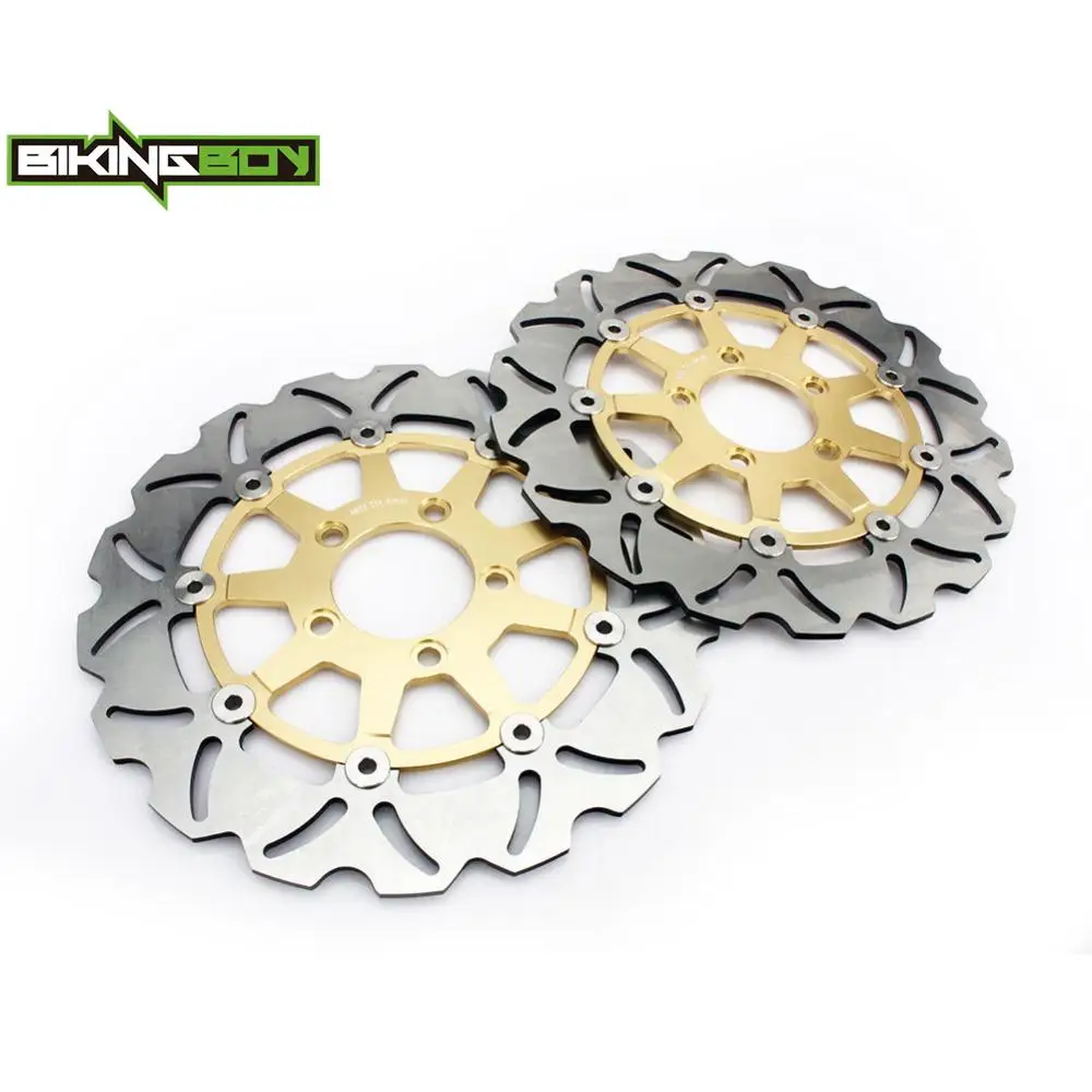 BIKINGBOY Front Brake Disks Discs Rotors For V-Storm DL 650 04 05 06 DL 1000 02-12 08 SV 1000 S / Classic 03-07 KLV 1000 04-07