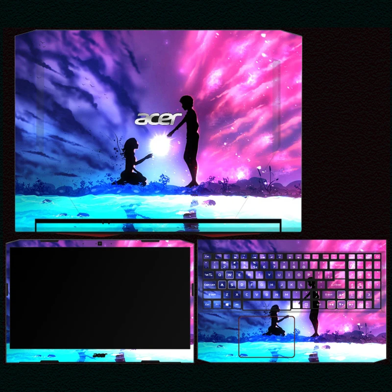 Imagem -05 - Película Protetora Laptop Adesivo para Acer Nitro An51543 An515-45 An51752 An515-55 An515-56 Decal Skins