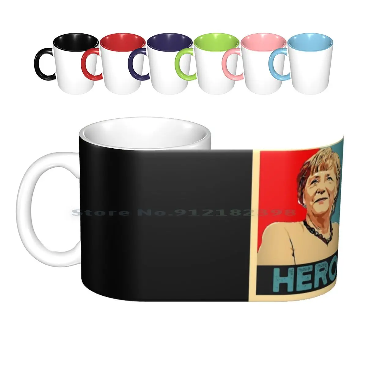 Merkel My Hero Ceramic Mugs Coffee Cups Milk Tea Mug Merkel Brexit Proud European Love Europe Referendum Pray For Merkel Pray