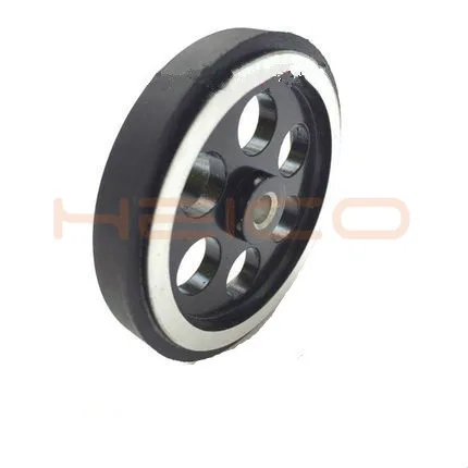 New Rotary Encoder Meter Wheel Aluminum Alloy Industrial Rubber Measuring Tire Circumference 200/300/360 X 4/6/8/10/12mm