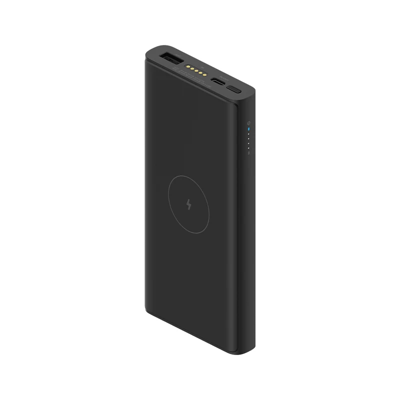 باور بانك لاسلكي من Xiaomi 30 وات 10000 مللي أمبير في الساعة WPB25ZM Type C Mi Powerbank 10000 Qi شاحن لاسلكي سريع محمول شحن Poverbank