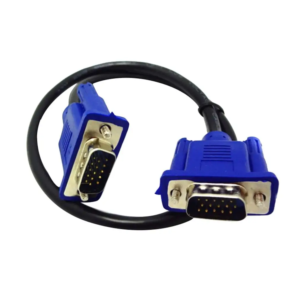 30cm Male to Male VGA Extension Cable Cord for PC Computer Monitor Projector Computer Cables & Connectors видеокарта