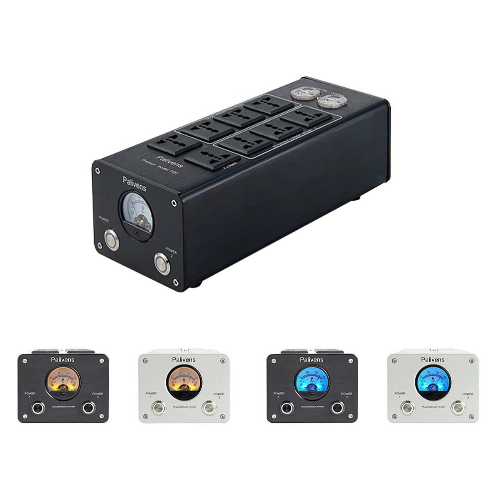 

Pointer Voltmeter Audio Professional Power Filter Lightning Protection EMI Extension Universal Socket 3000W 15A With Backlight
