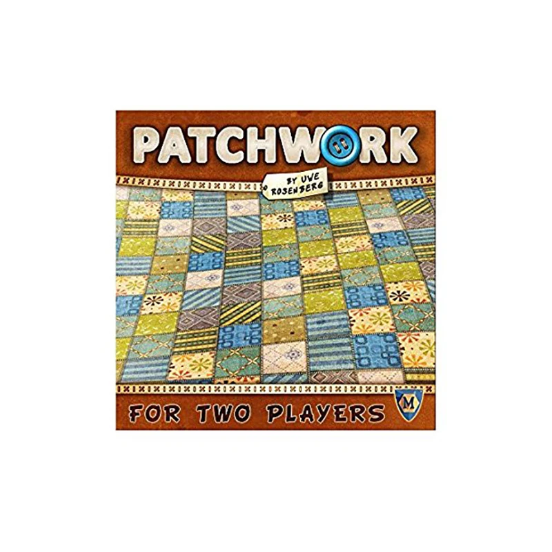 Patchwork Bordspel Voor Twee Spelers Grappige Party Games Papier Kaarten Chinese/Engels Versie Patch Wars Strategy Board Game