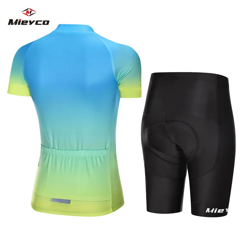 New 2020 Yellow Mieyco Cycling team jersey 5D bike shorts set Quick Dry Women's Bicycle clothes team pro BIKE Maillot Culotte