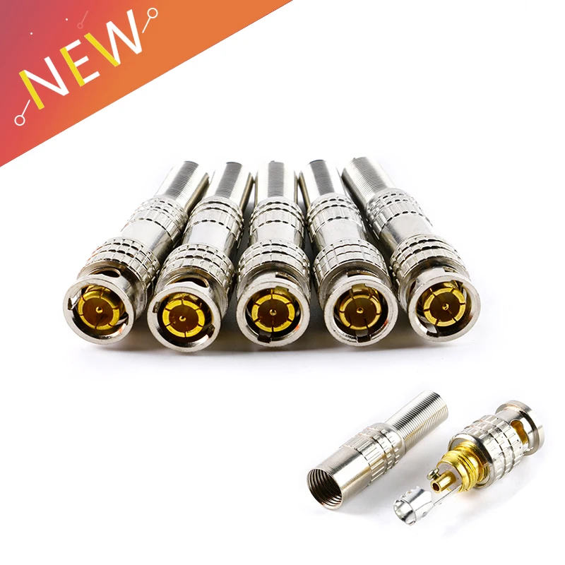 2Pcs Male Solderles…