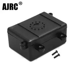 1pc Black Plastic Rc Car Radio Receiver Box For 1/10 Trax Trx4 Axial Scx10 D90 D110 Rc Crawler Car Equipment Box