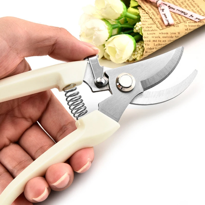 

New Garden Pruning Shears Fruit Picking Scissors Household Potted Trim Weed Branches Small Scissors Gardening Tools