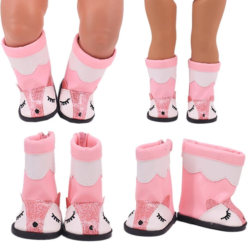 Bottes roses pour poupée de 39 à 48 cm - Chaussures - Vilac