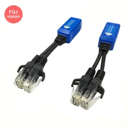 2 Paare Poe Combiner UPoe Zwei-Poe-Kamera verwendet ein Poe-Kabel-Anschlüsse passives Stromkabel Ethernet Poe Adapter RJ45 Splitter-Kit