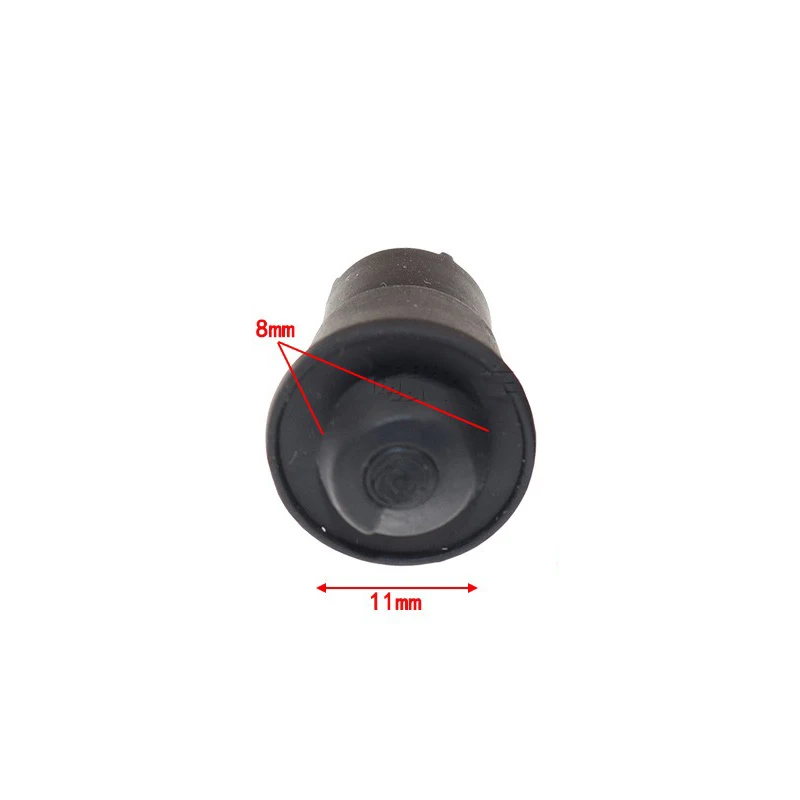 Black Rear Trunk Tailgate Upper part Cushioning Granular Rubber Pad 1PCS For Toyota Prado LC120 FJ120 2003-2009