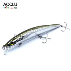 AOCLU Jerkbait Wobbler 125mm 16.4g Dive 0.3-1.3m Hard Bait Sinking Minnow Fishing Lure Magnet Weight Transfer Vivid Swim Action