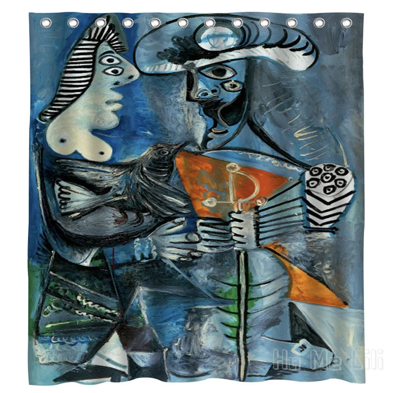 Picasso Mosqueteros Shower Curtain Bathroom Accessories