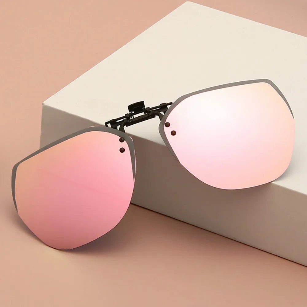 Gafas de sol polarizadas con Clip para hombre y mujer, lentes de conducción fotocromáticas con espejo, gafas de visión nocturna