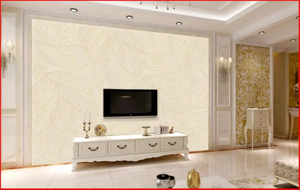 XUE SU Wall cloth custom wallpaper to Jane 3d relief modern minimalist pattern TV background wall a variety of materials to choo