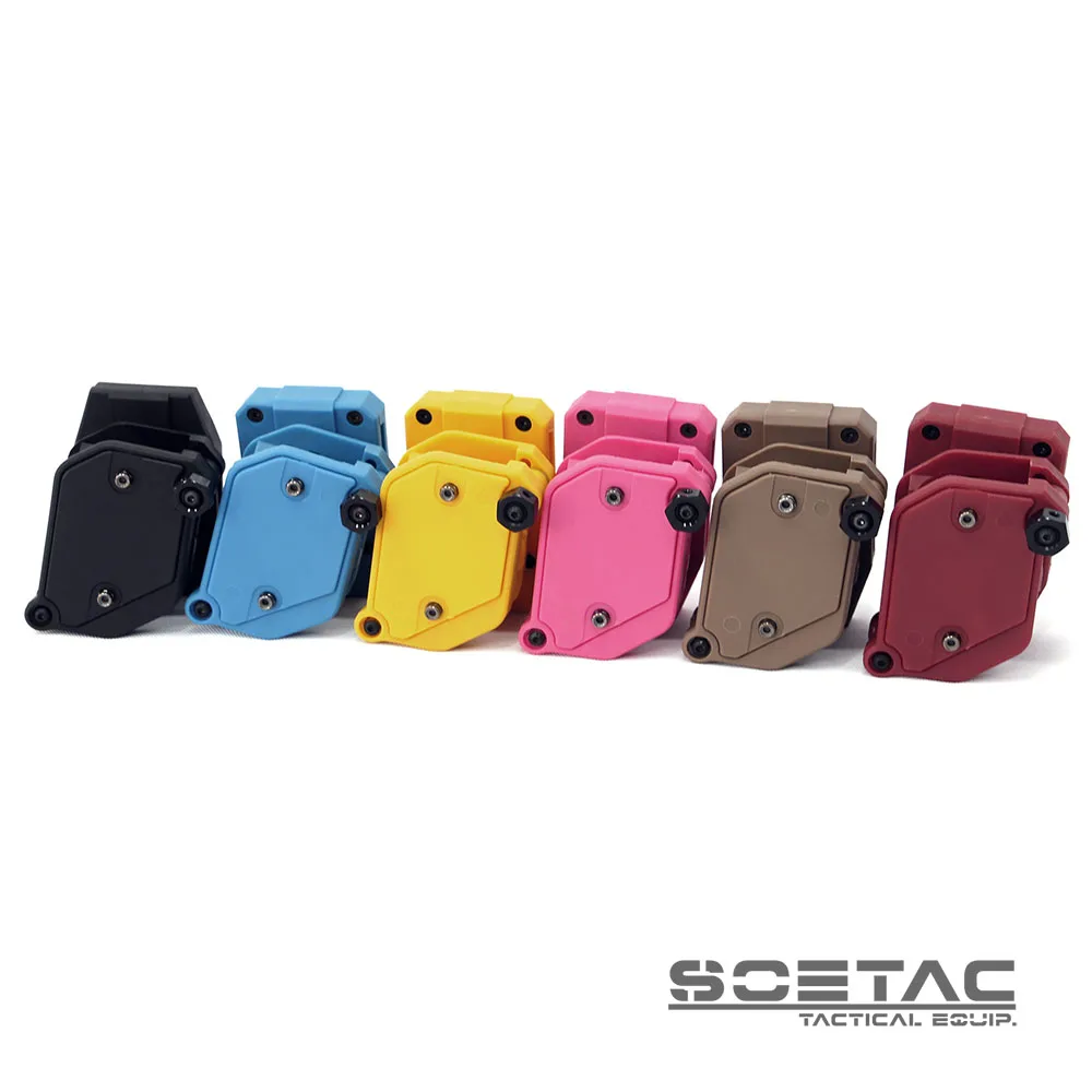 SOETAC  Competition High Speed 3x Multi-Angle Speed Magazine Pouch Mag Holster IPSC USPSA Fit Shooting Inner & Outer 1.5